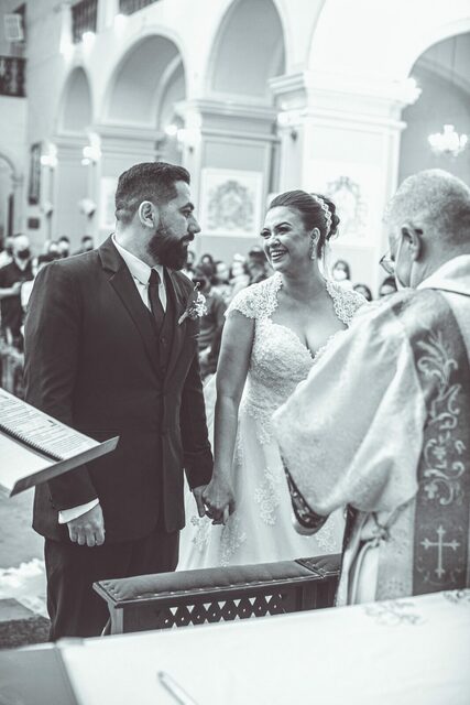 Samira e Pedro, um casal companheiro no amor. 