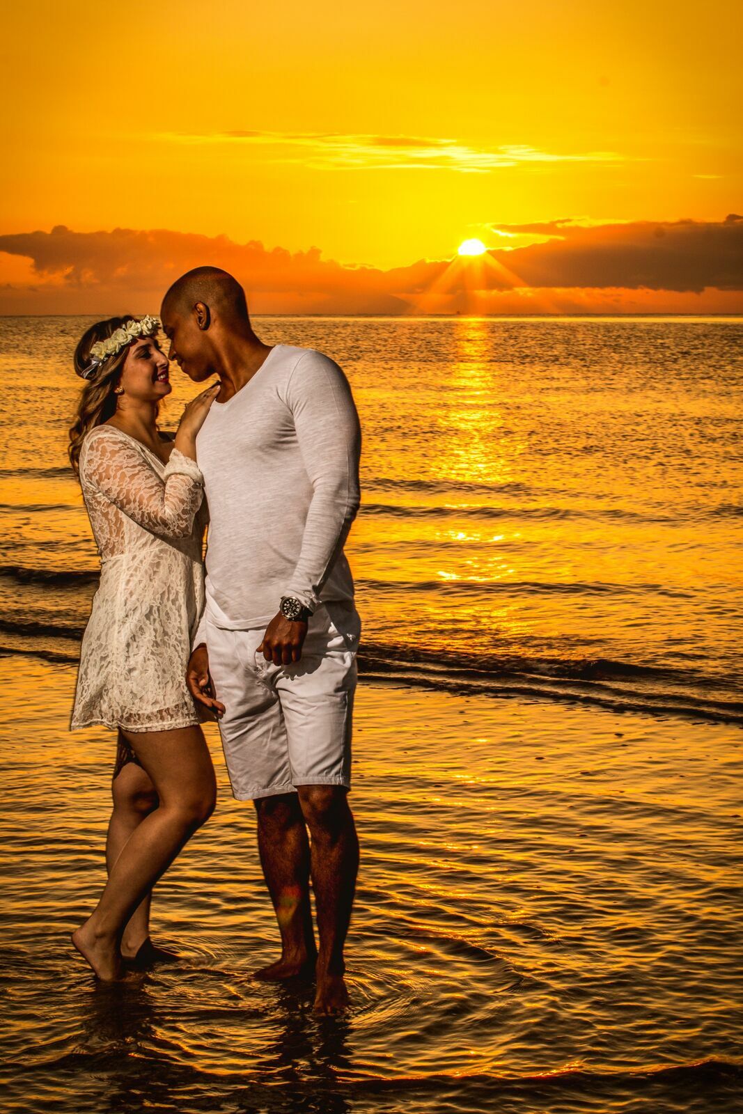 Foto Um Pré Wedding no nascer do Sol do Guaruja  - Imagem 0